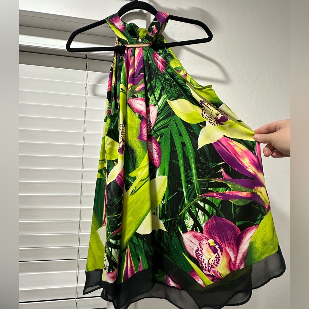 Floral Satiny Soft Blouse